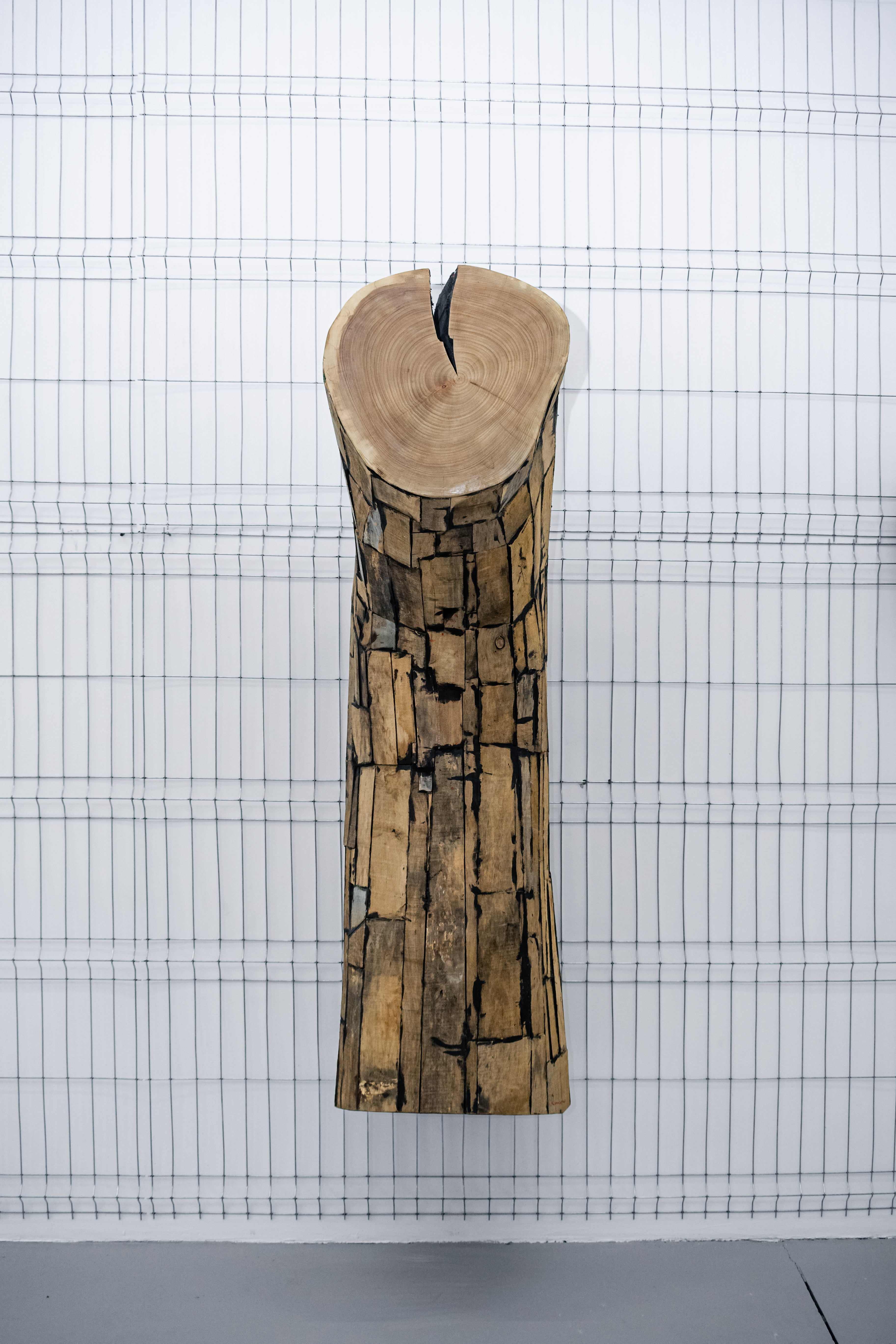 Mircea Roman, Trofeu I, 2022, Wood, 66 9/10 × 31 1/2 × 16 9/10 in | 170 × 80 × 43 cm