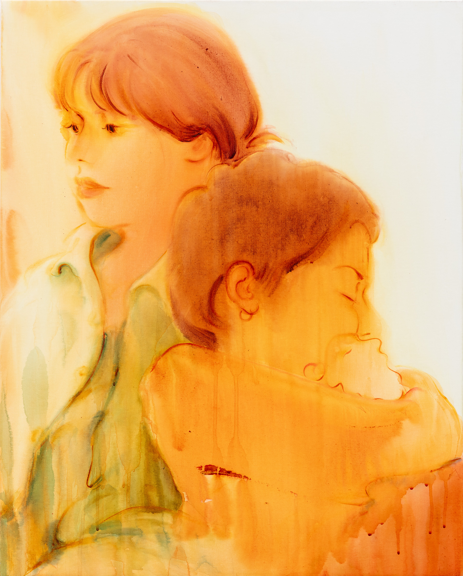 Zoe Schweiger, I'm Only Sleeping, 2025, Acrylic on canvas, 30 × 24 × 1 1/2 in | 76.2 × 61 × 3.8 cm