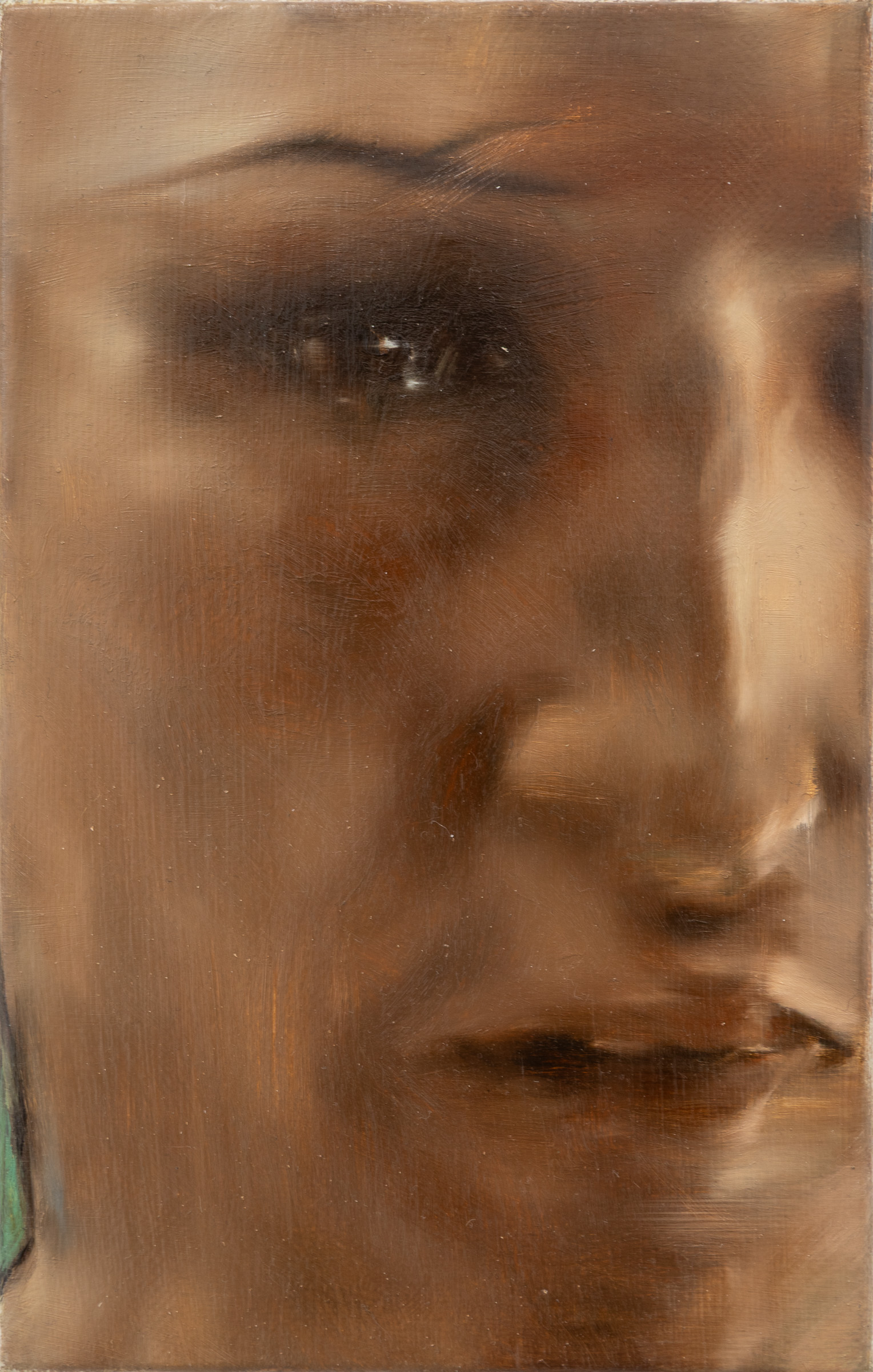 Arthur Lemonier, Flesh Bleeds, 2026, Oil on canvas, 8 7/10 × 5 1/2 in | 22 × 14 cm